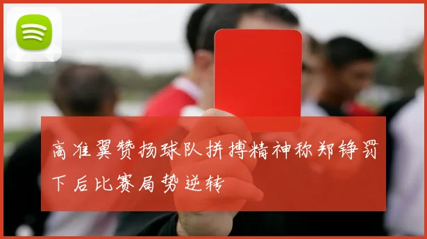 高准翼赞扬球队拼搏精神称郑铮罚下后比赛局势逆转
